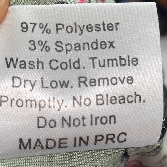 nwt Factories Connection womens Boho print green maxi dress size medium/large - Picture 5 of 5